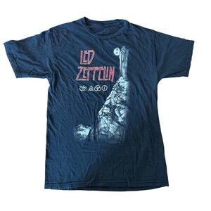 LED Zeppelin T Shirt Bravado Band Tee Rock Concert Graphic Mens Medium‎